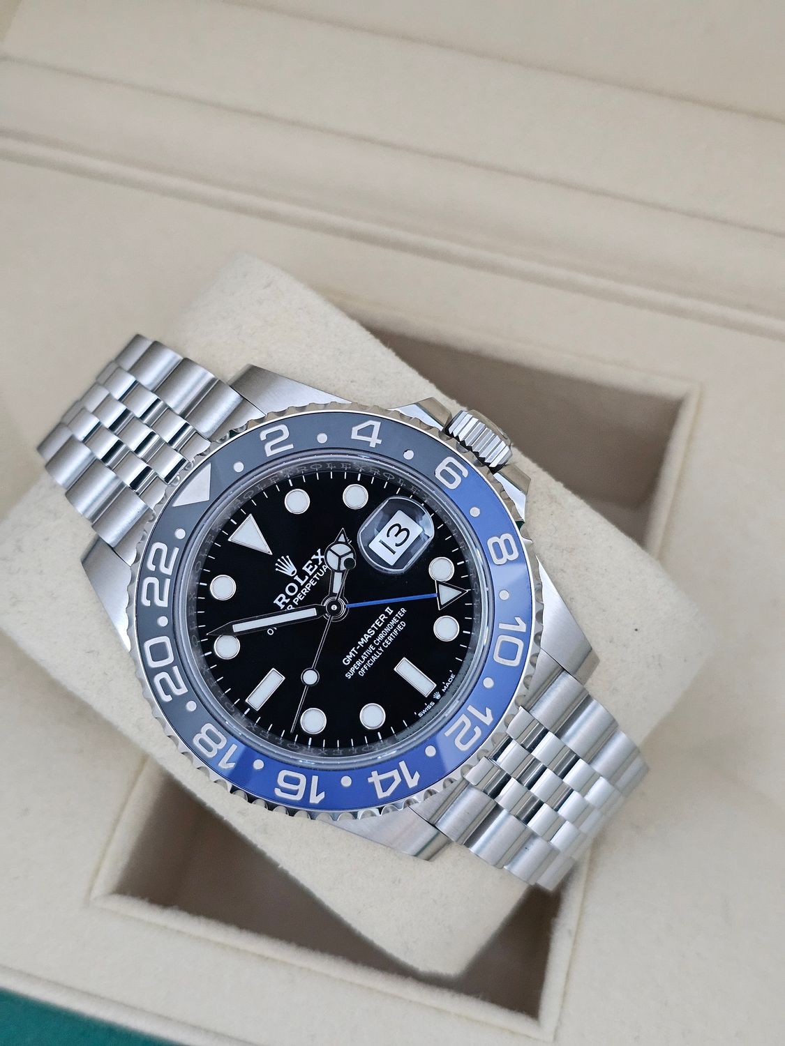 Rolex GMT Master II Watch ref 126710BLNR &#39;Batgirl&#39; 2019 Full Set