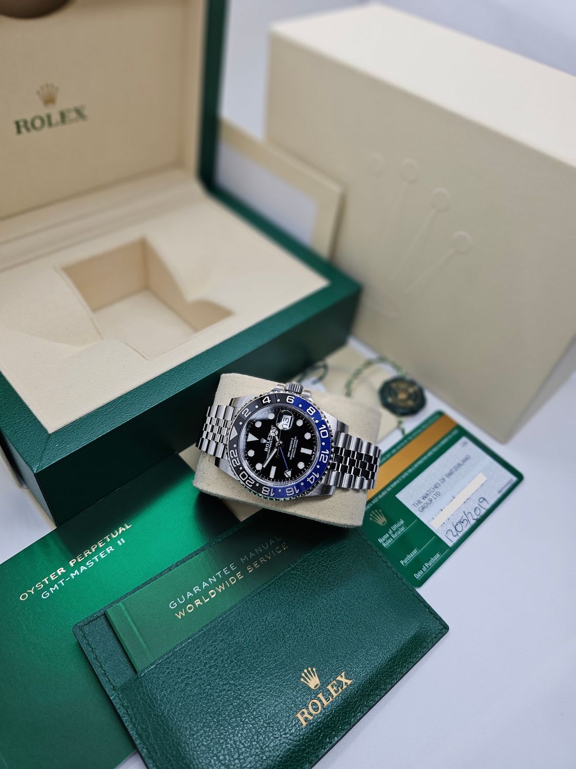 Rolex GMT Master II Watch ref 126710BLNR &#39;Batgirl&#39; 2019 Full Set