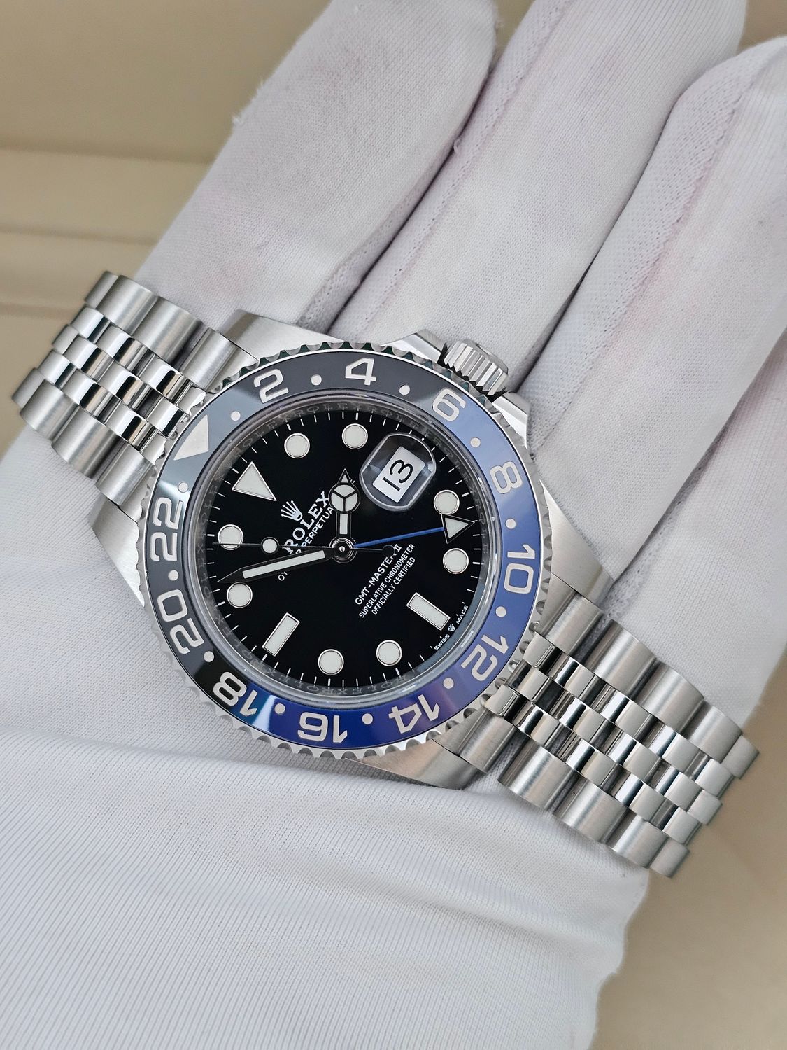 Rolex GMT Master II Watch ref 126710BLNR &#39;Batgirl&#39; 2019 Full Set