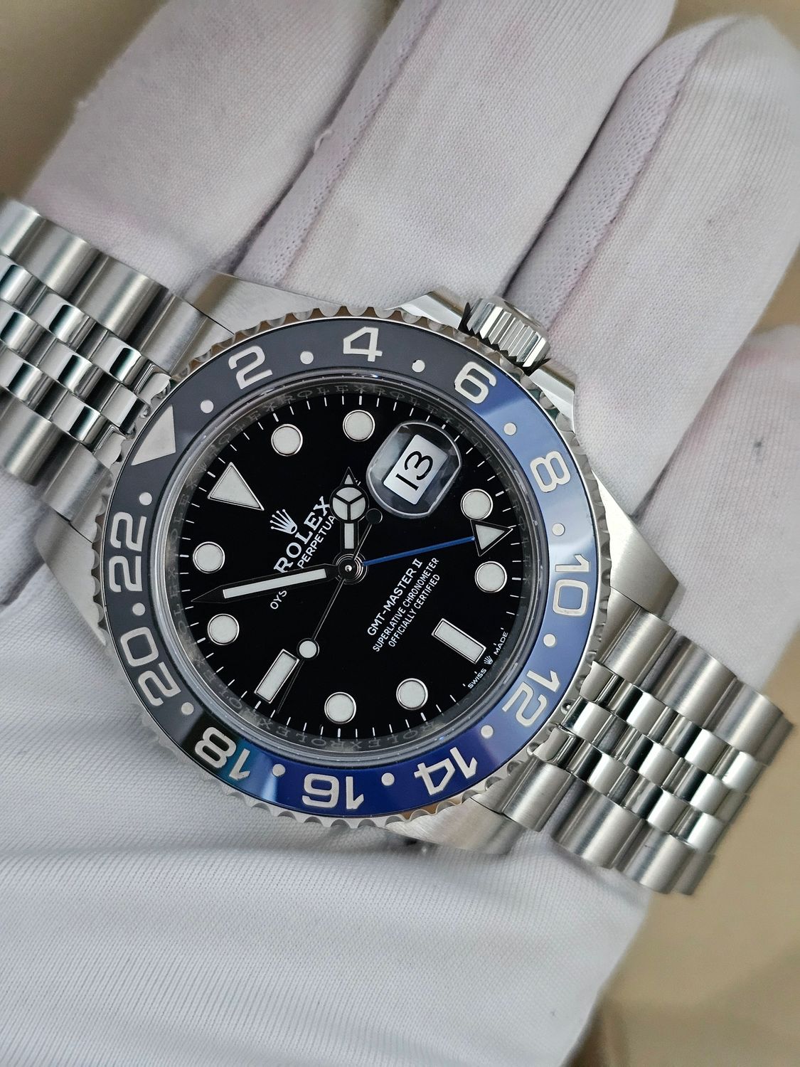 Rolex GMT Master II Watch ref 126710BLNR &#39;Batgirl&#39; 2019 Full Set