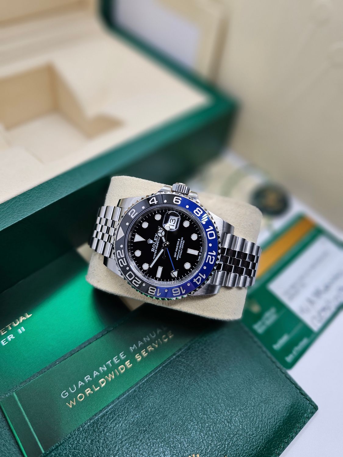Rolex GMT Master II Watch ref 126710BLNR &#39;Batgirl&#39; 2019 Full Set