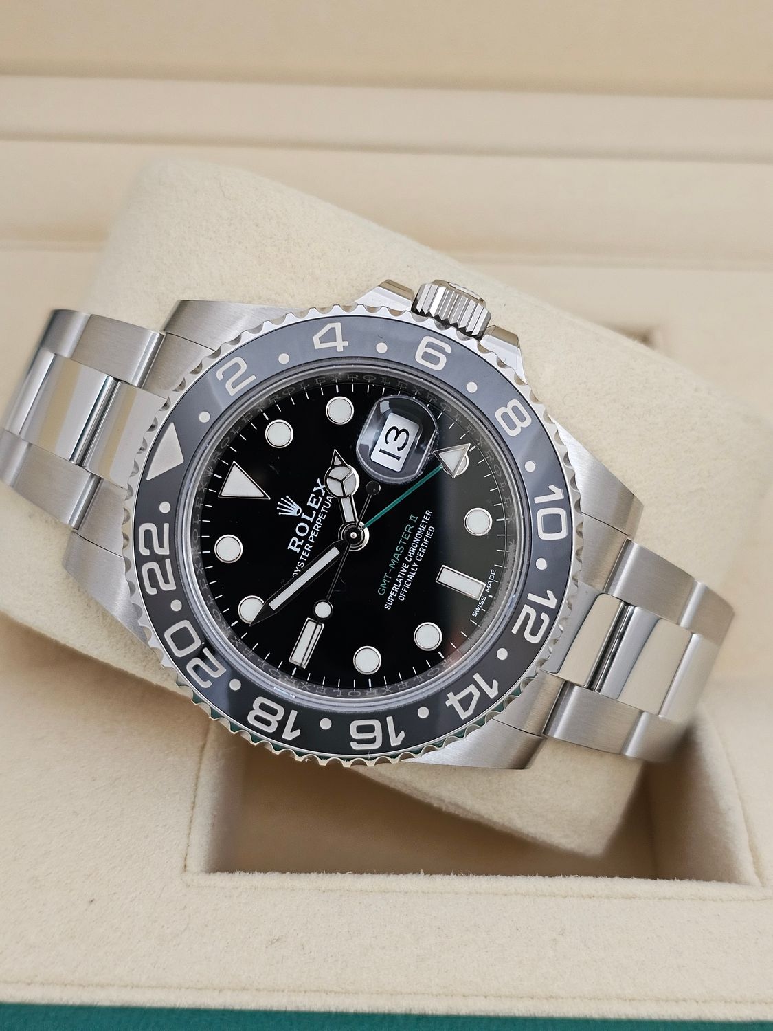 Rolex GMT-Master II 116710LN Watch, 2019 New/Unworn NOS Collectors Set