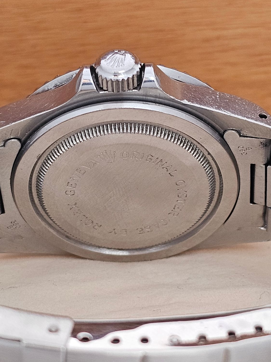 TUDOR Submariner Black 76100 Lollipop Watch, 1986 Box&amp;Papers, Receipt, Unpolished