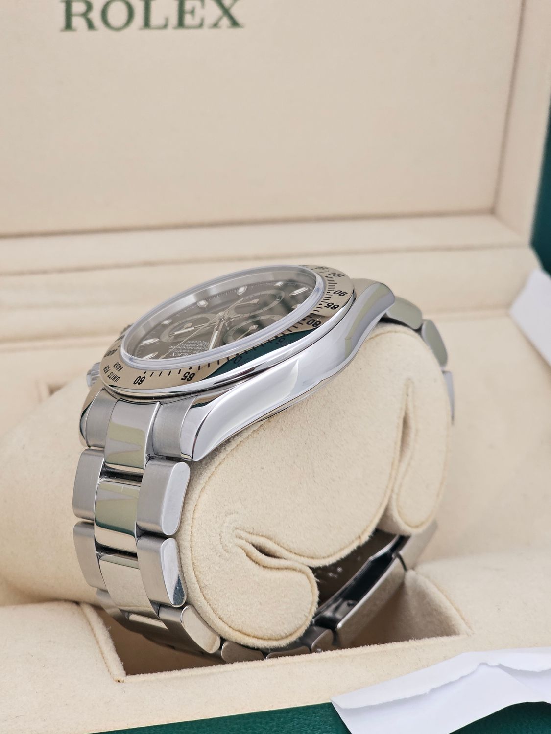 Rolex Cosmograph Daytona Black Dial Watch - 116520 2006 Full Collectors Set