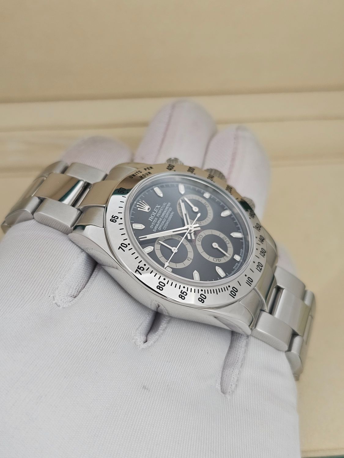 Rolex Cosmograph Daytona Black Dial Watch - 116520 2006 Full Collectors Set