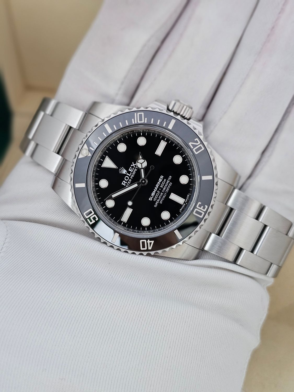 Rolex Submariner Watch 114060, 2019 Box &amp; Papers
