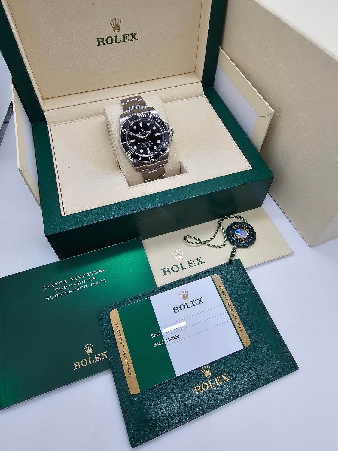 Rolex Submariner Watch 114060, 2019 Box &amp; Papers