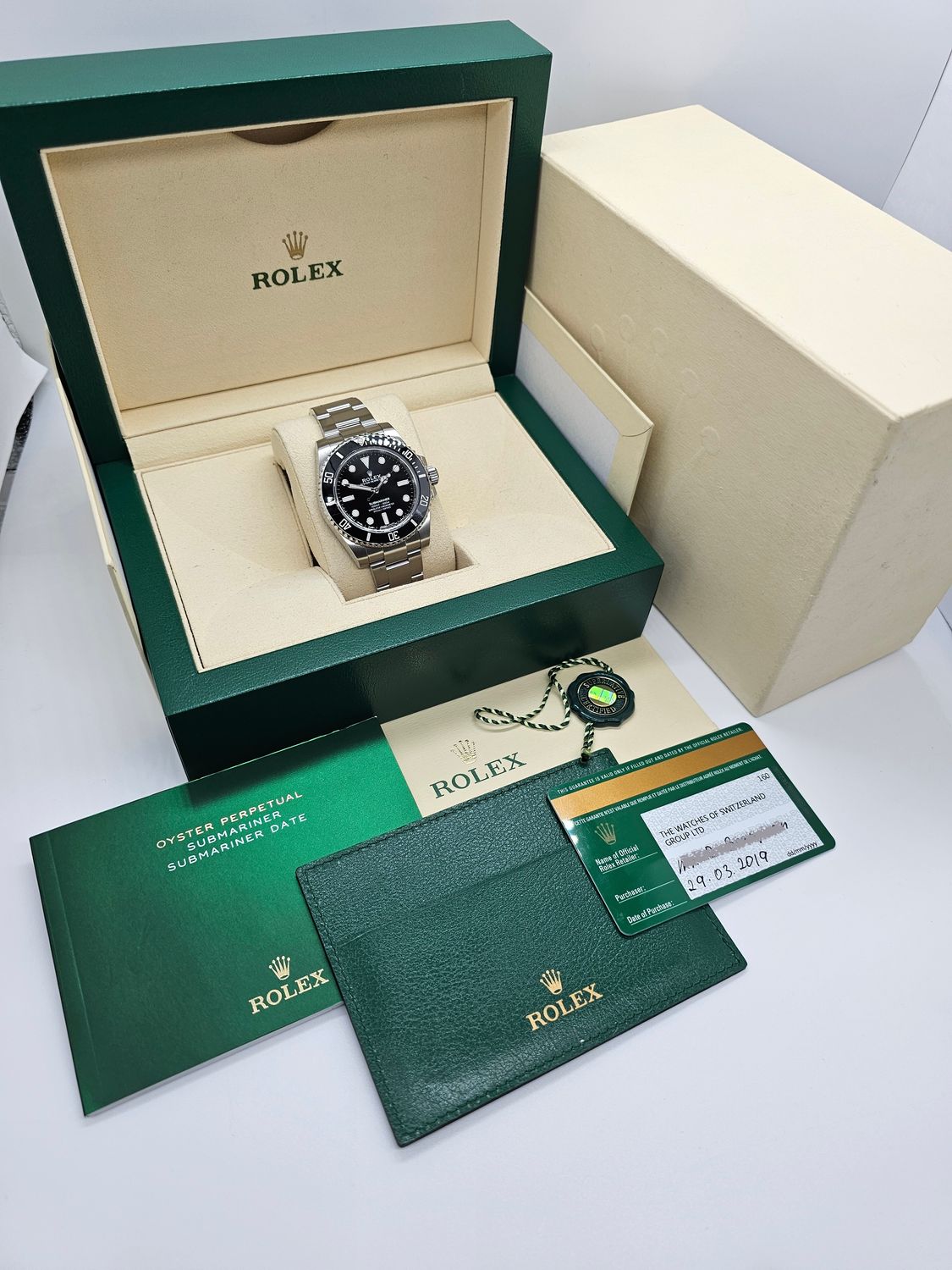 Rolex Submariner Watch 114060, 2019 Box &amp; Papers