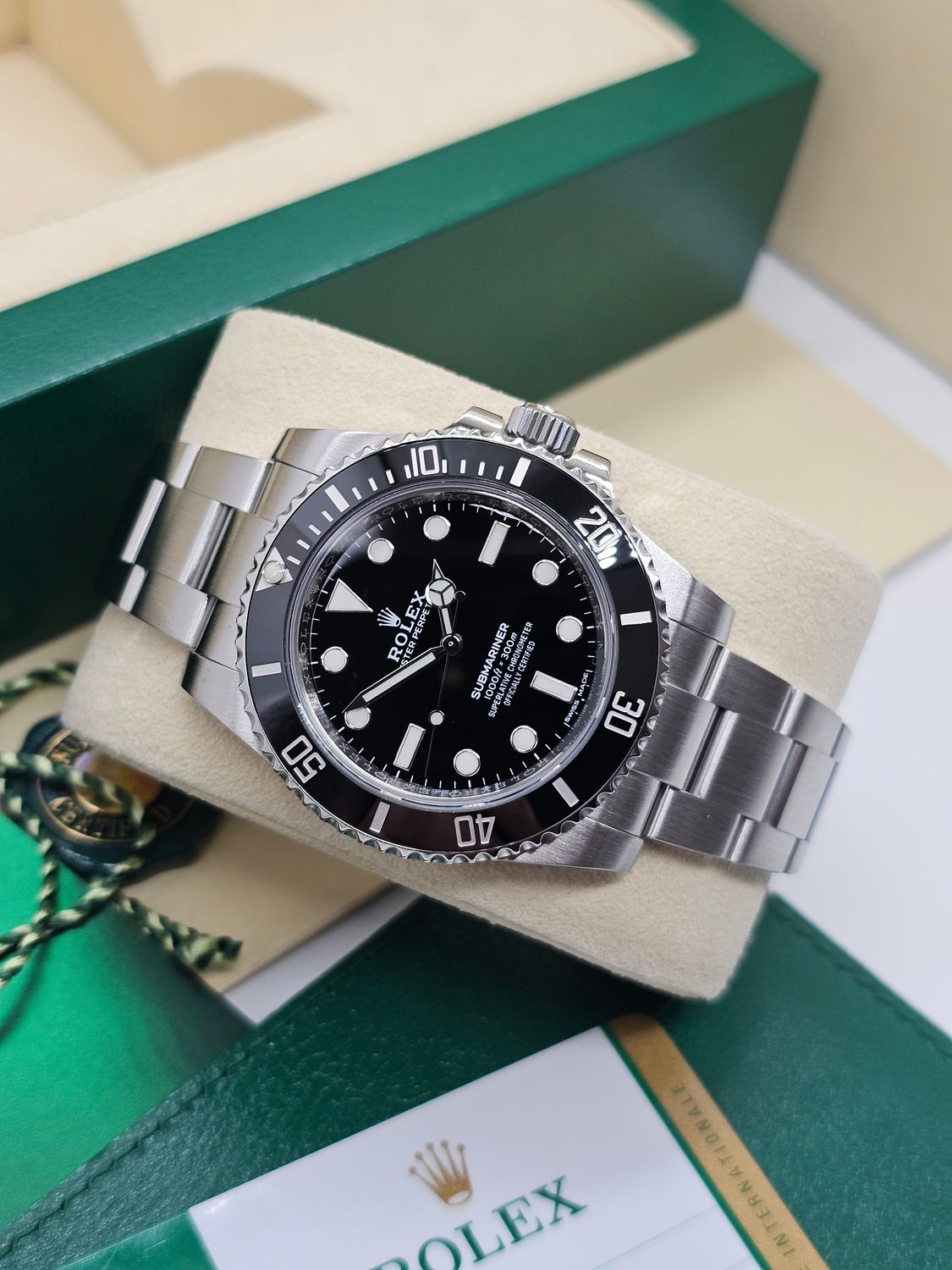 Rolex Submariner Watch 114060, 2019 Box &amp; Papers