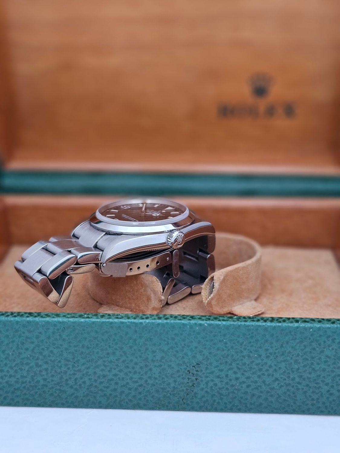 Rolex Explorer 36mm Watch 114270, 2004 Collectors Set, original purchase receipt