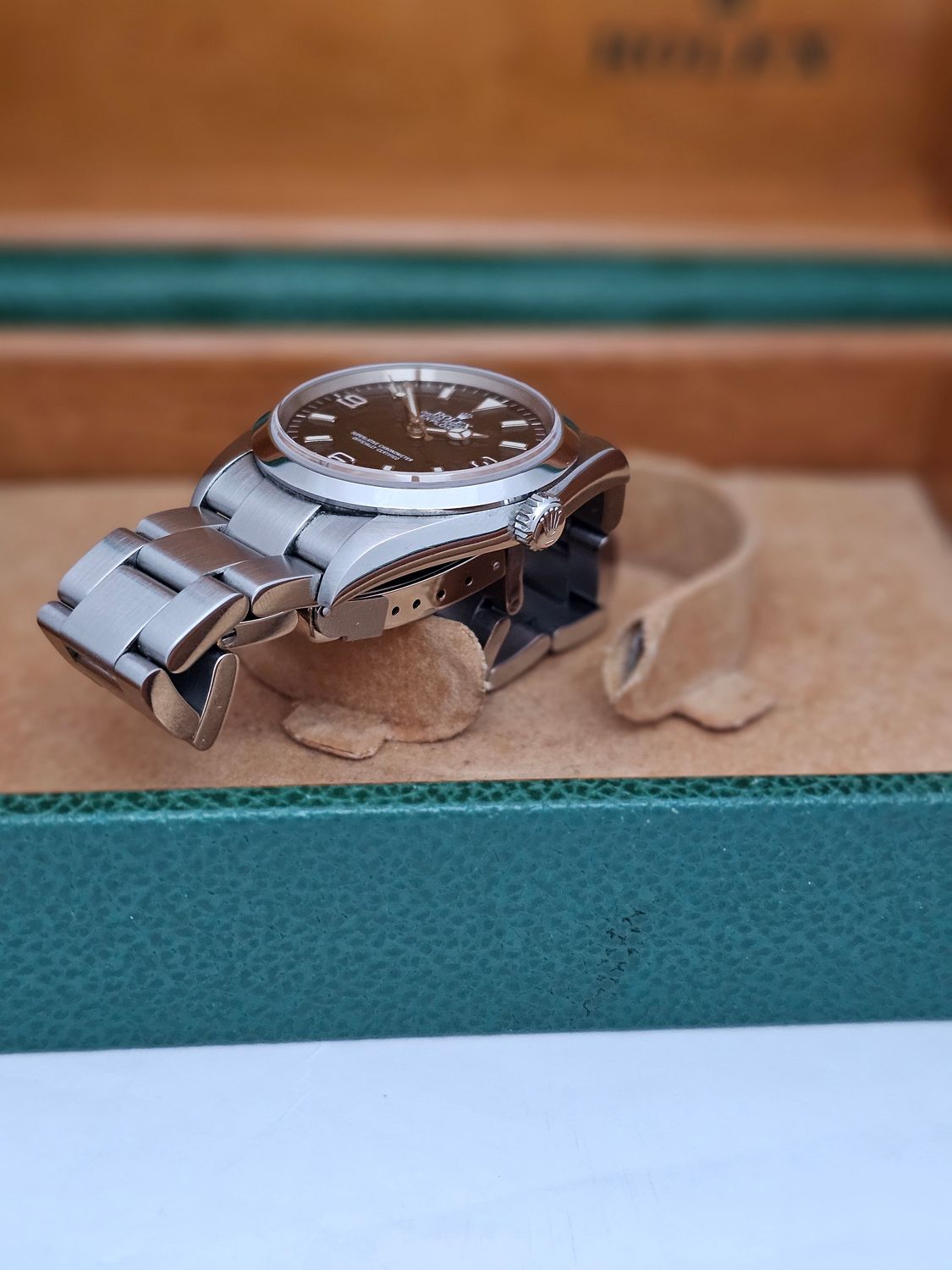 Rolex Explorer 36mm Watch 114270, 2004 Collectors Set, original purchase receipt