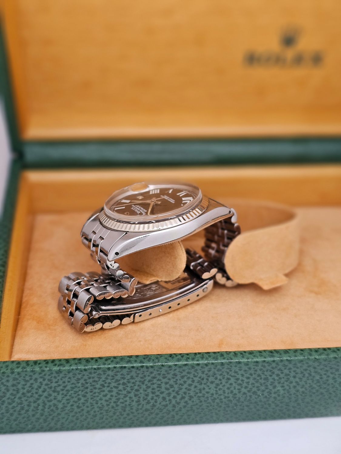 Rolex Datejust 36mm Watch - 1601 Rare Grey Buckley Dial, Inc Box &amp; Papers