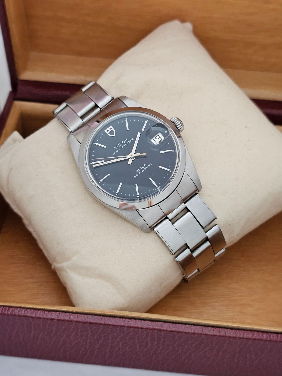 TUDOR Prince Oysterdate Black Watch - Ref 74000, Excellent Condition