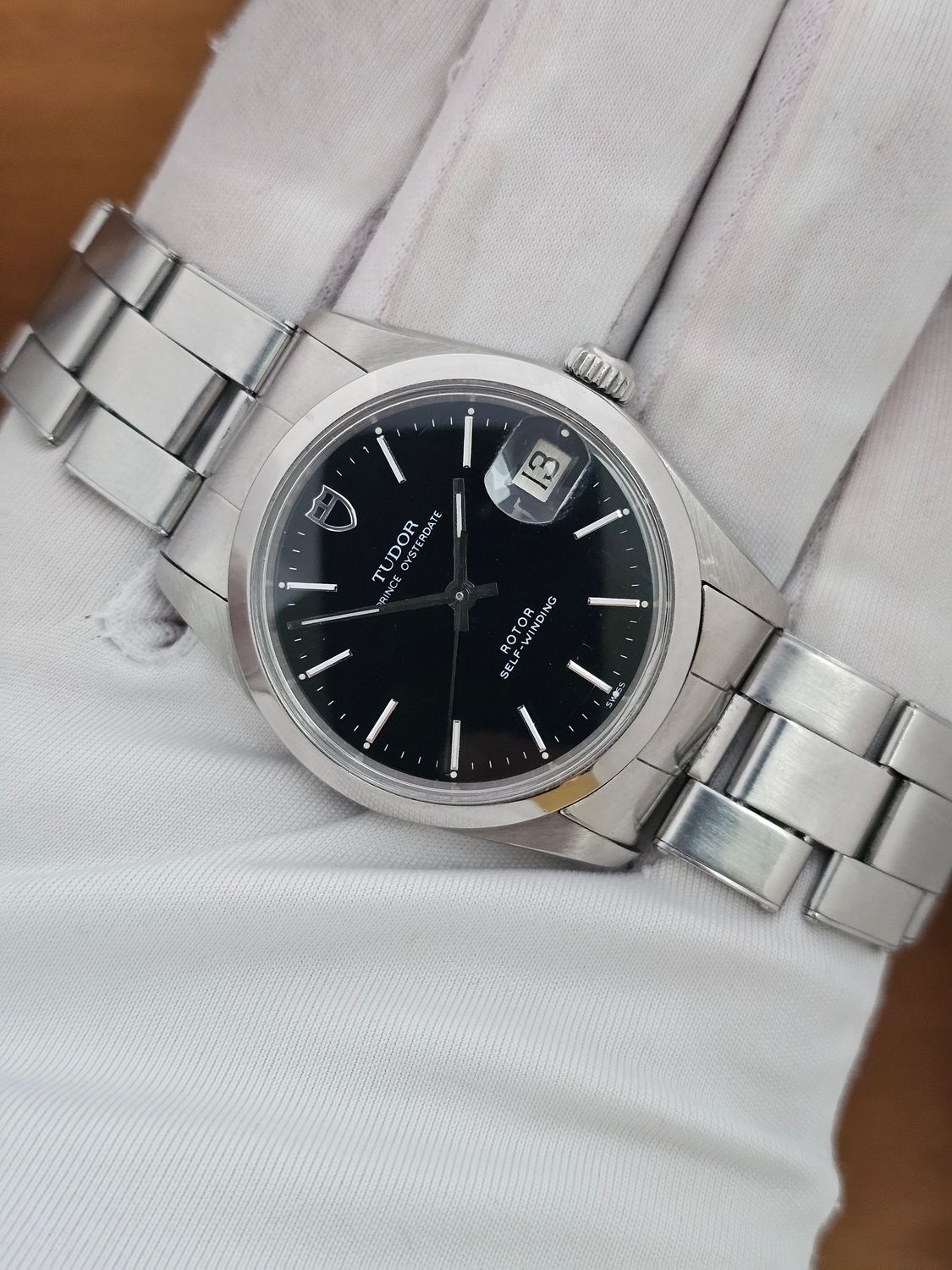 TUDOR Prince Oysterdate Black Watch - Ref 74000, Excellent Condition