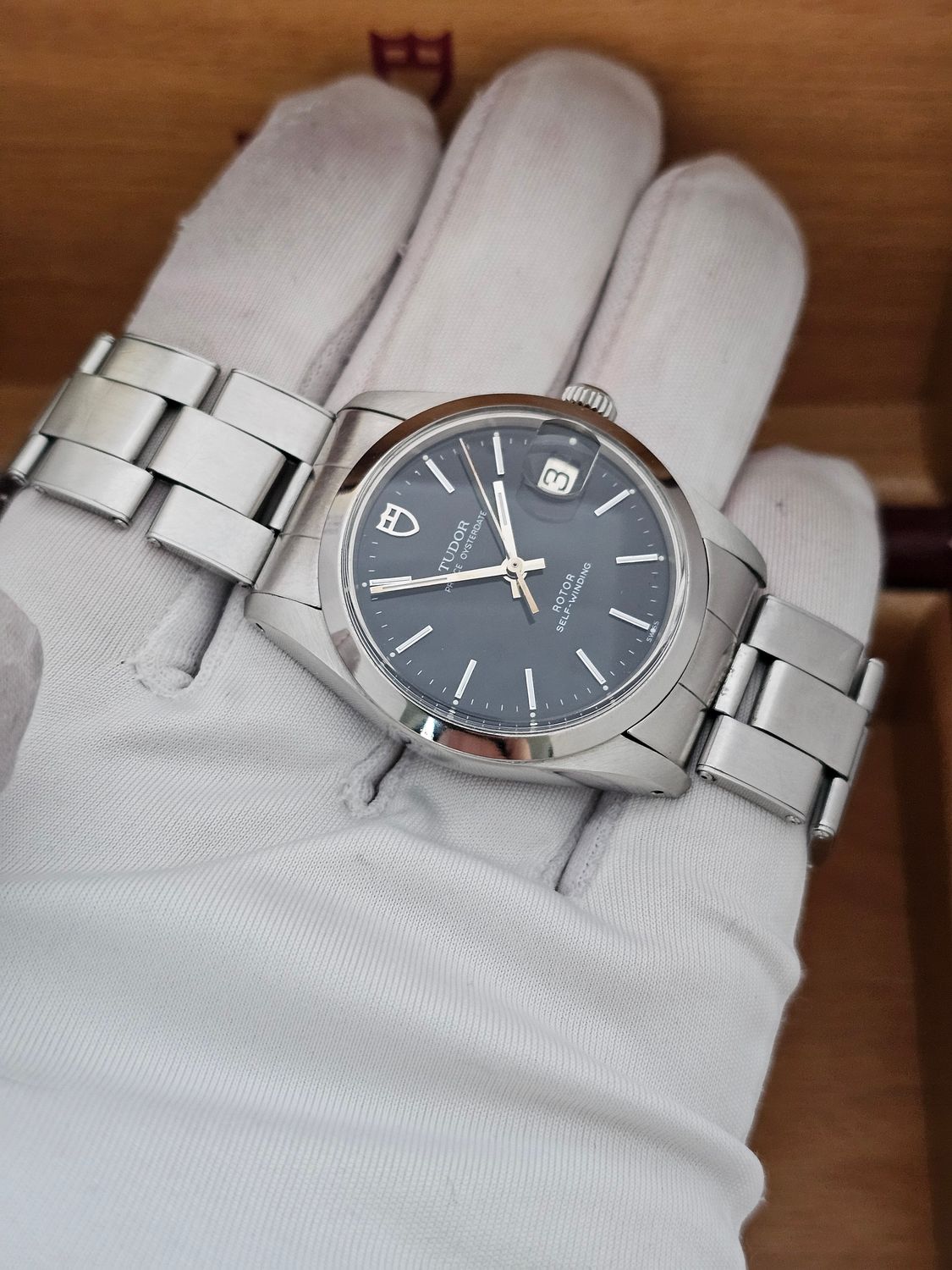 TUDOR Prince Oysterdate Black Watch - Ref 74000, Excellent Condition