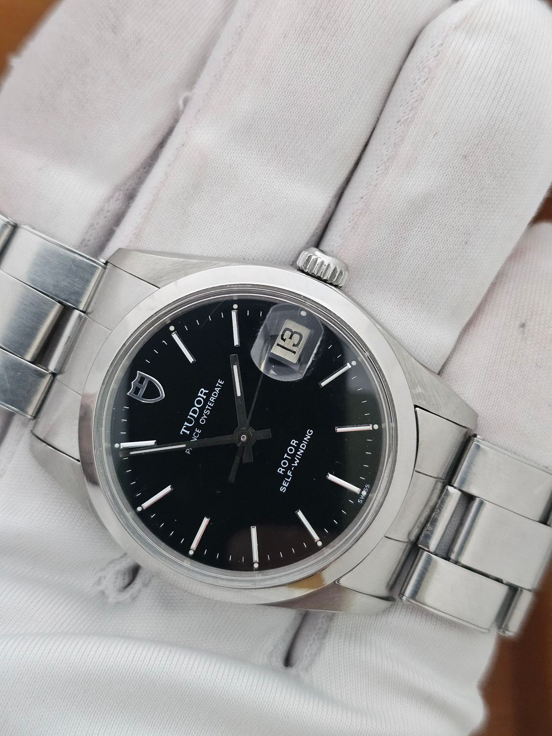 TUDOR Prince Oysterdate Black Watch - Ref 74000, Excellent Condition