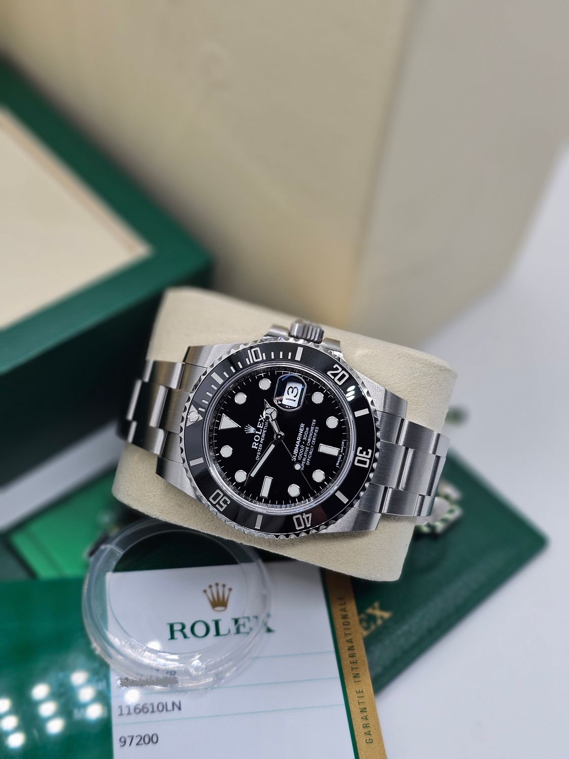 Rolex Submariner Date Watch 116610LN - 2020 Full Set - Unpolished Collectors Set