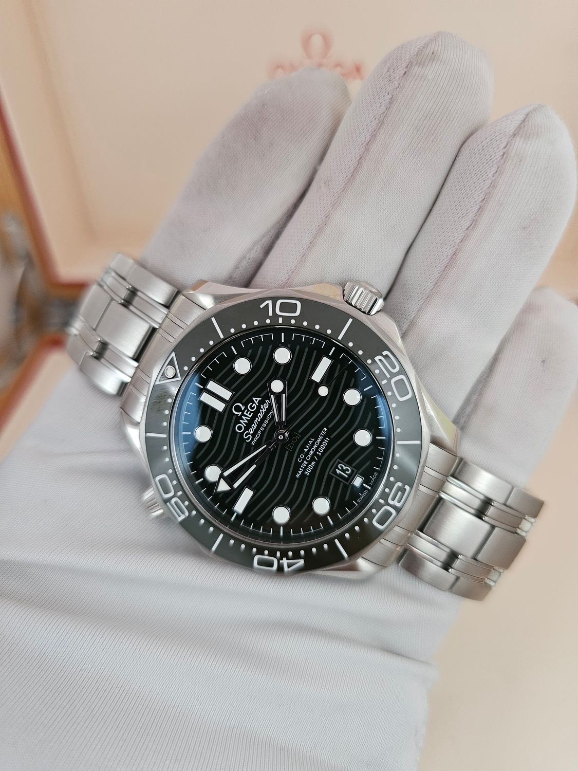 OMEGA Seamaster Professional 300m Green Watch, 210.30.42.20.10.001 2023 Full Set