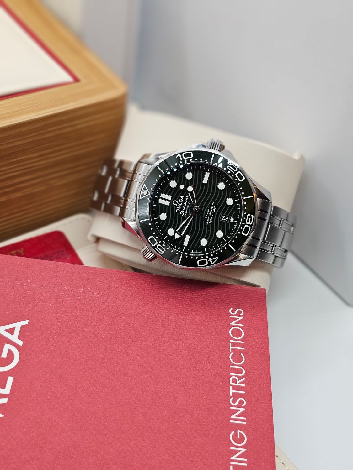 OMEGA Seamaster Professional 300m Green Watch, 210.30.42.20.10.001 2023 Full Set