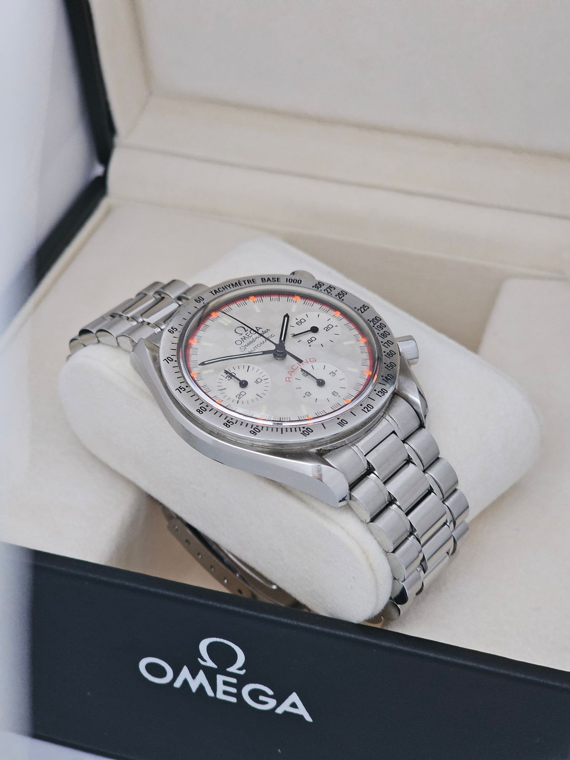 OMEGA Speedmaster Racing White Dial Watch - 3518.50 Michael Schumacher Limited Edition