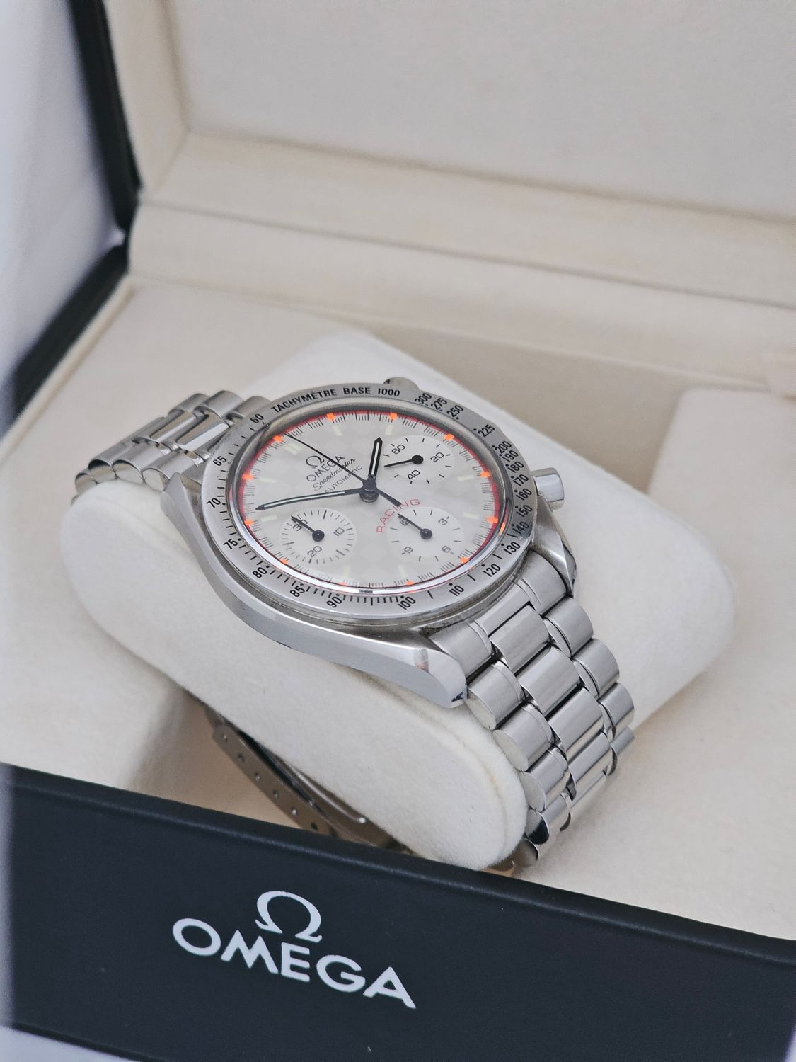 OMEGA Speedmaster Racing White Dial Watch - 3518.50 Michael Schumacher Limited Edition