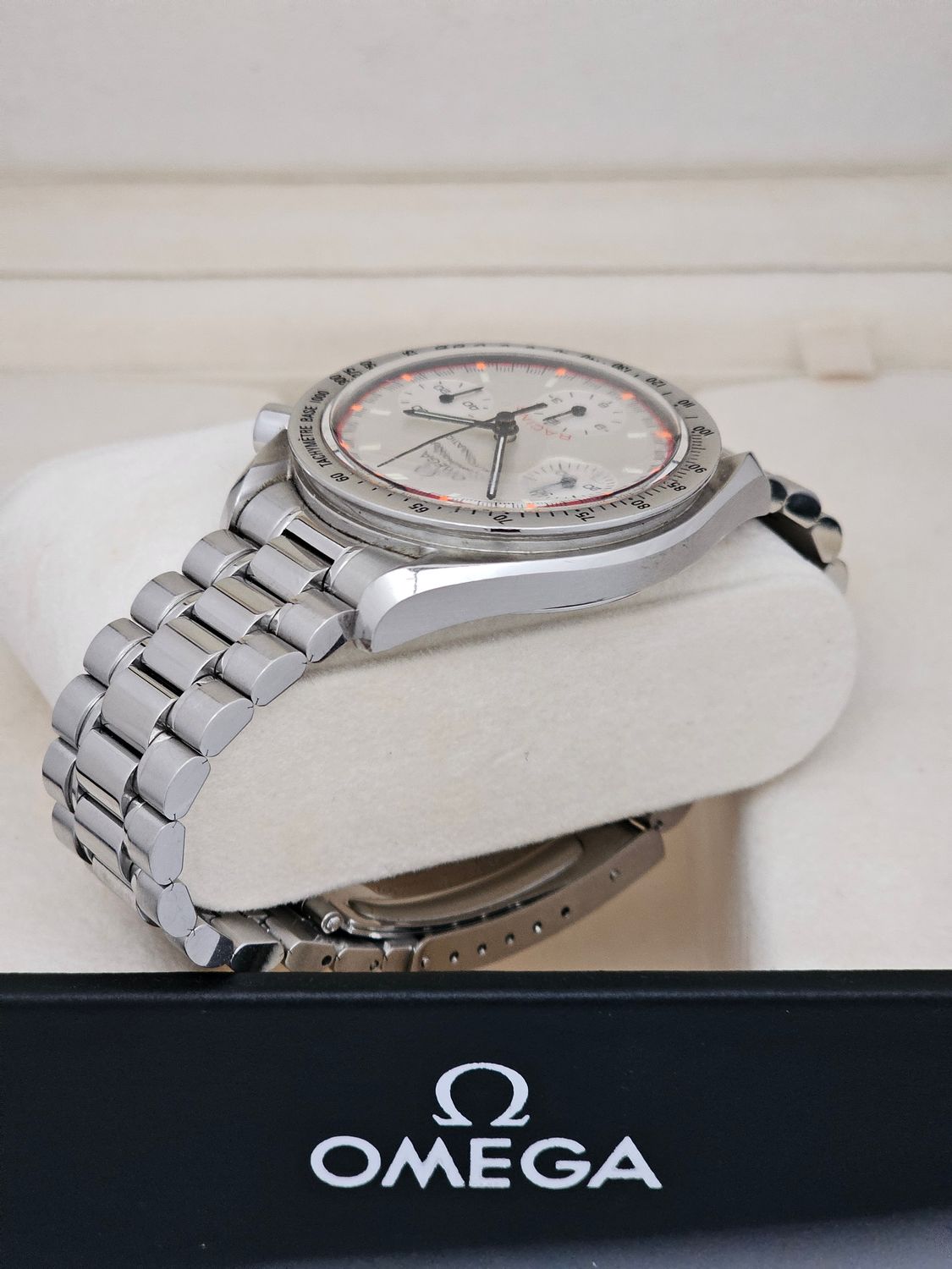OMEGA Speedmaster Racing White Dial Watch - 3518.50 Michael Schumacher Limited Edition