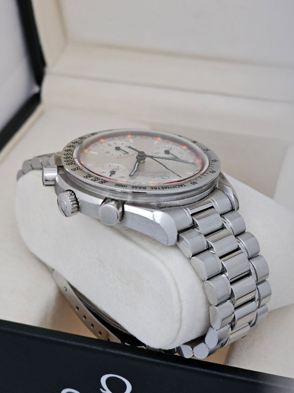 OMEGA Speedmaster Racing White Dial Watch - 3518.50 Michael Schumacher Limited Edition