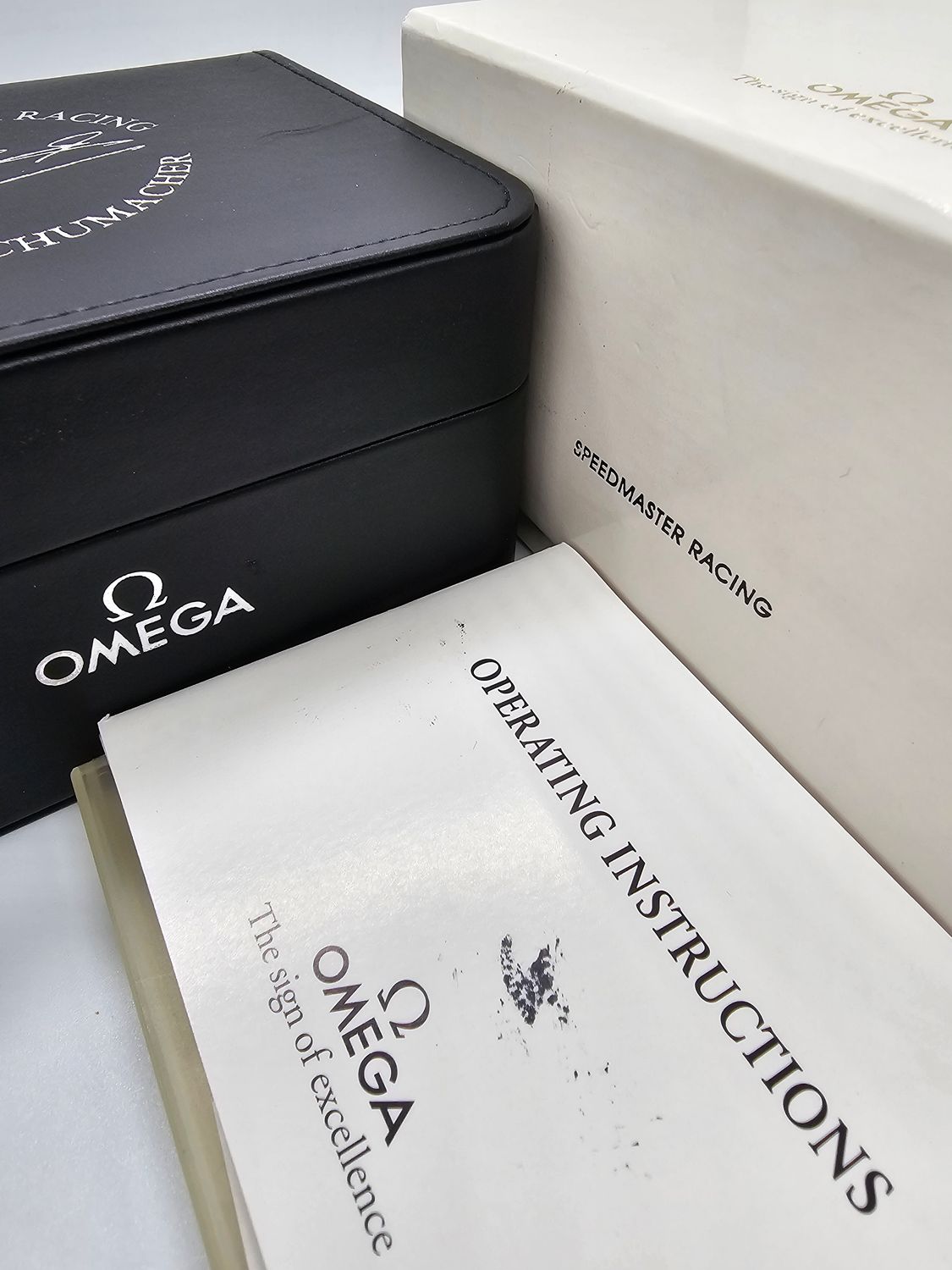 OMEGA Speedmaster Racing White Dial Watch - 3518.50 Michael Schumacher Limited Edition