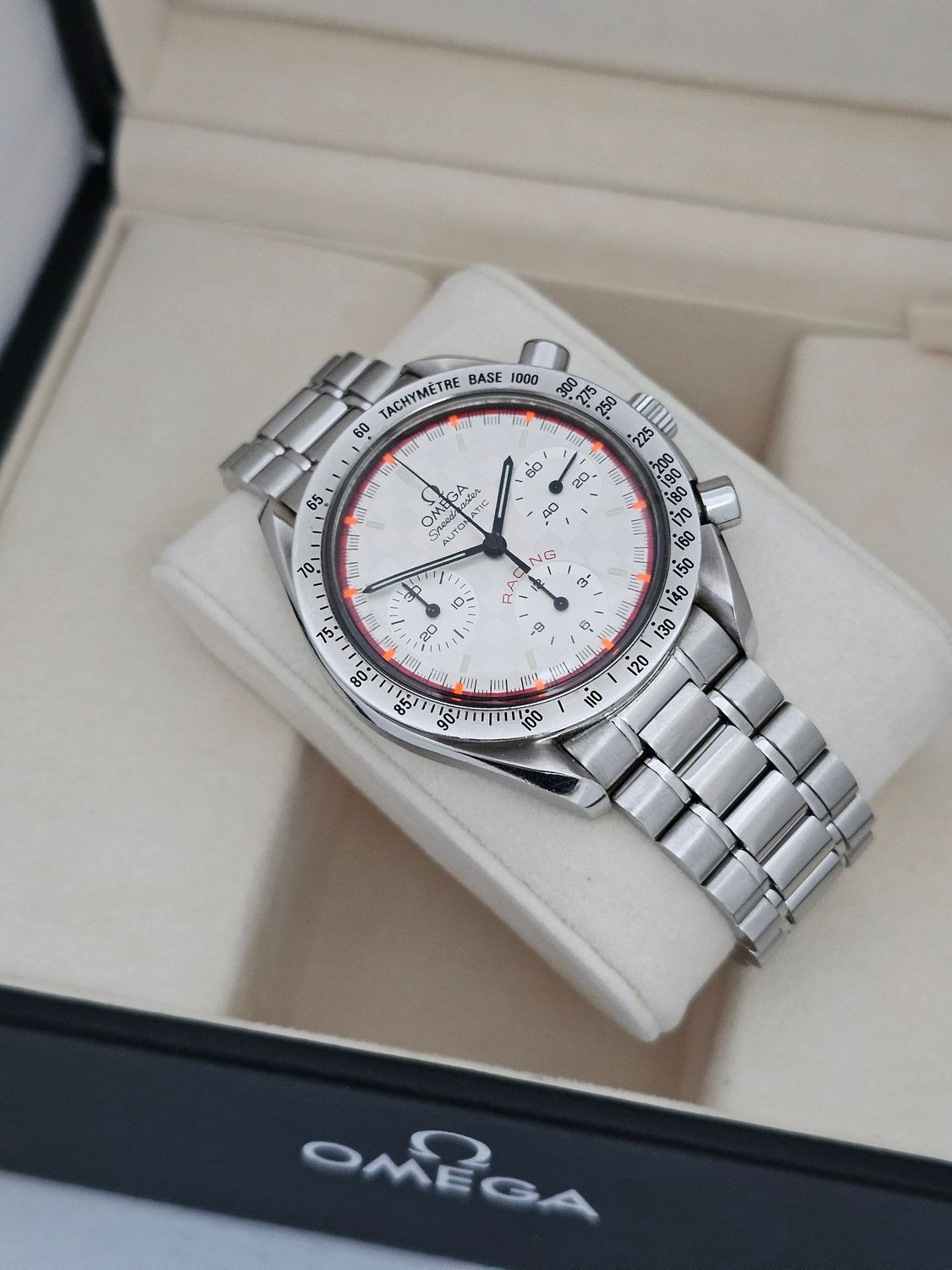 OMEGA Speedmaster Racing White Dial Watch - 3518.50 Michael Schumacher Limited Edition