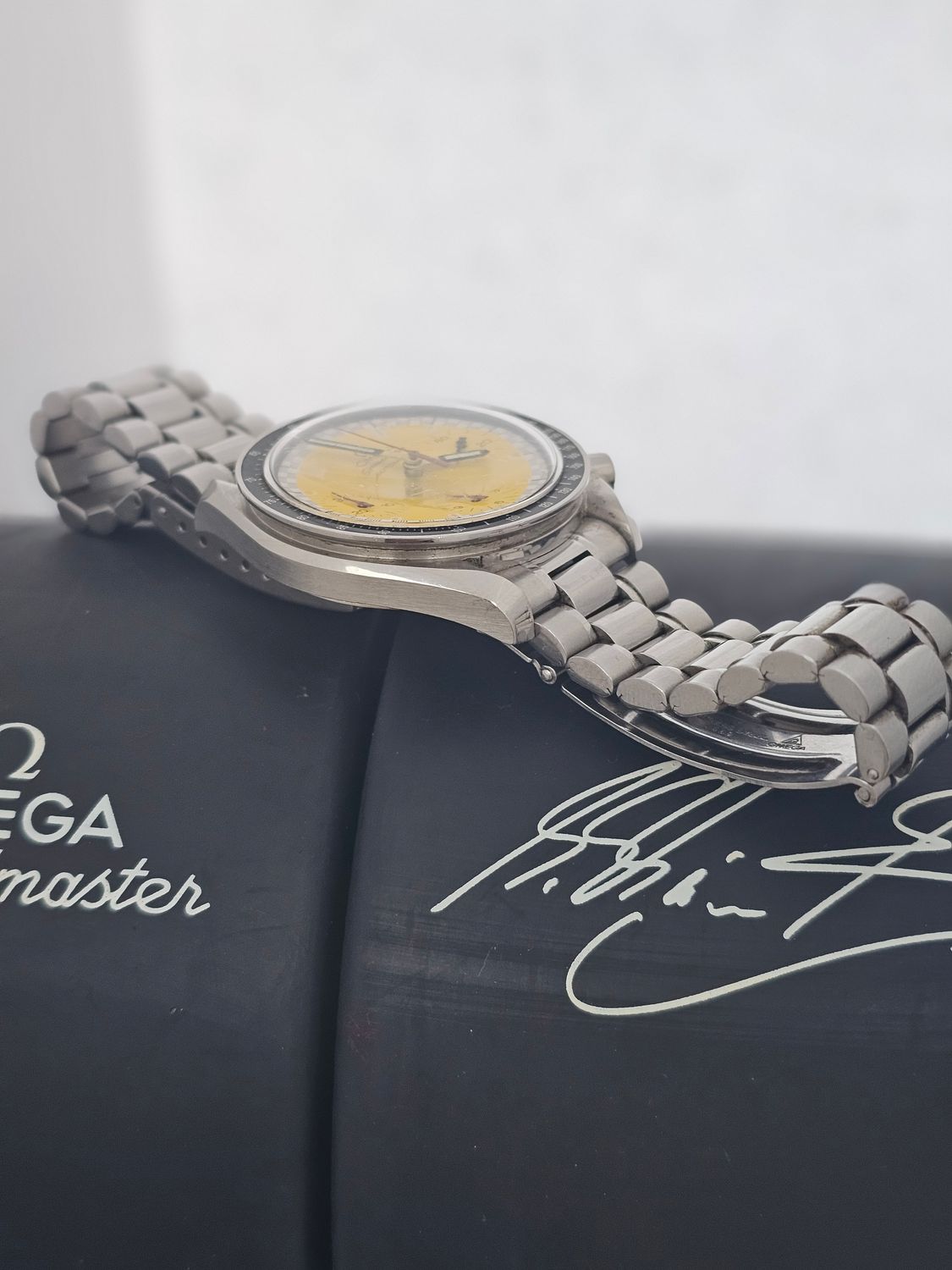 OMEGA Speedmaster Chrono Micheal Schumacher Yellow Watch - 3510.12.00