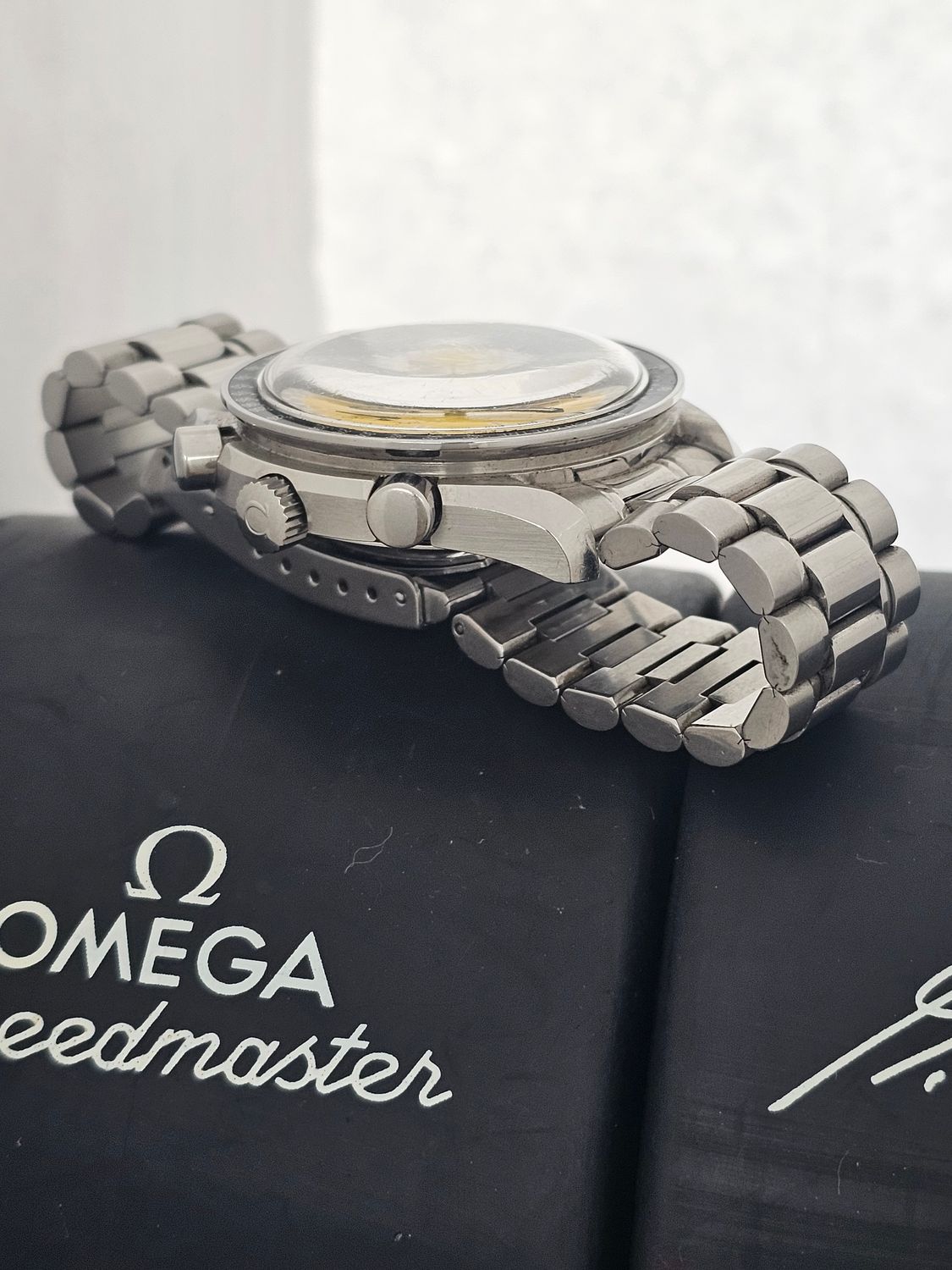 OMEGA Speedmaster Chrono Micheal Schumacher Yellow Watch - 3510.12.00