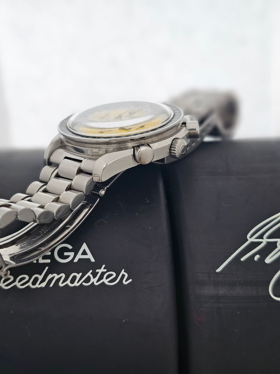 OMEGA Speedmaster Chrono Micheal Schumacher Yellow Watch - 3510.12.00