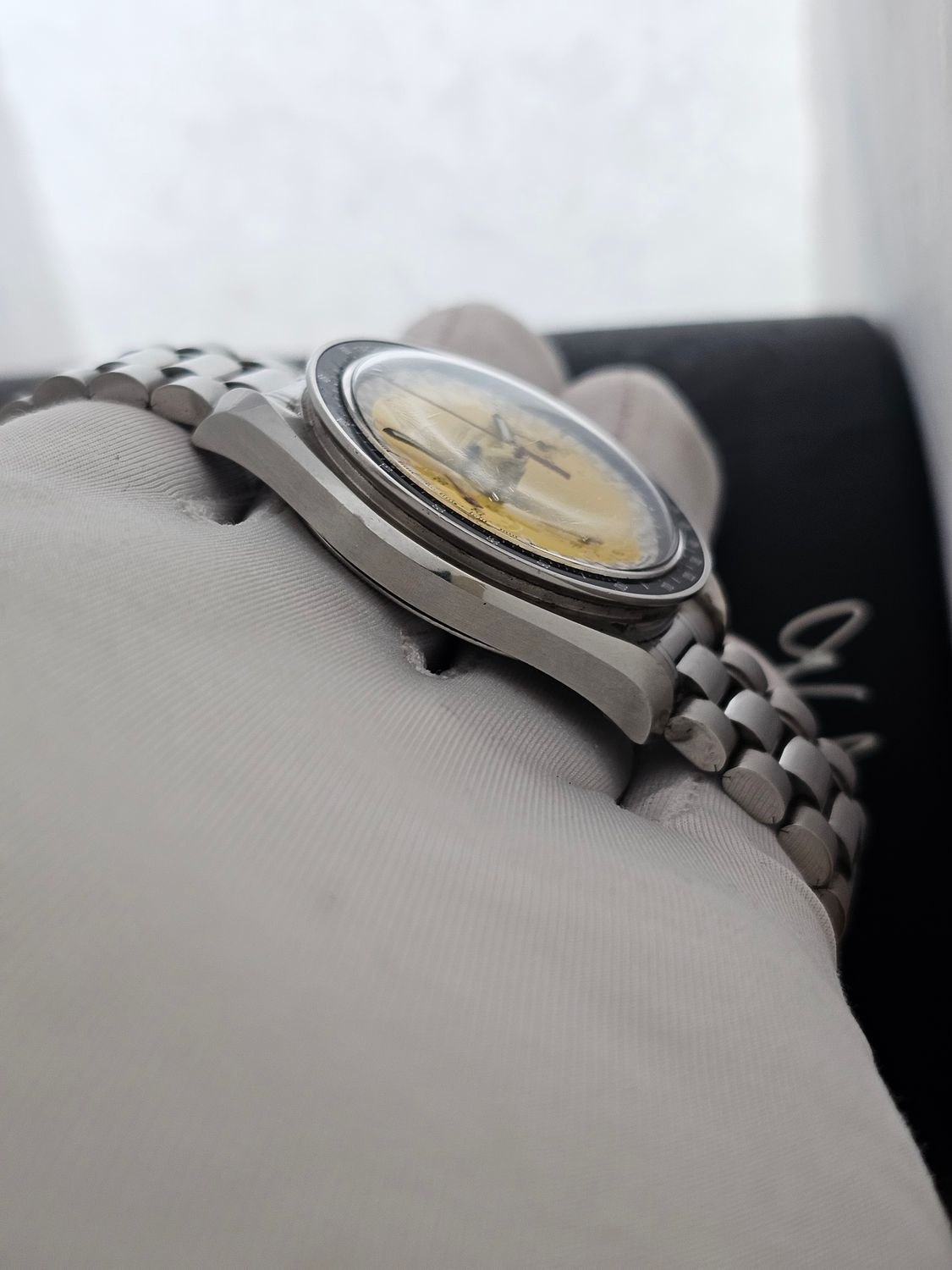 OMEGA Speedmaster Chrono Micheal Schumacher Yellow Watch - 3510.12.00
