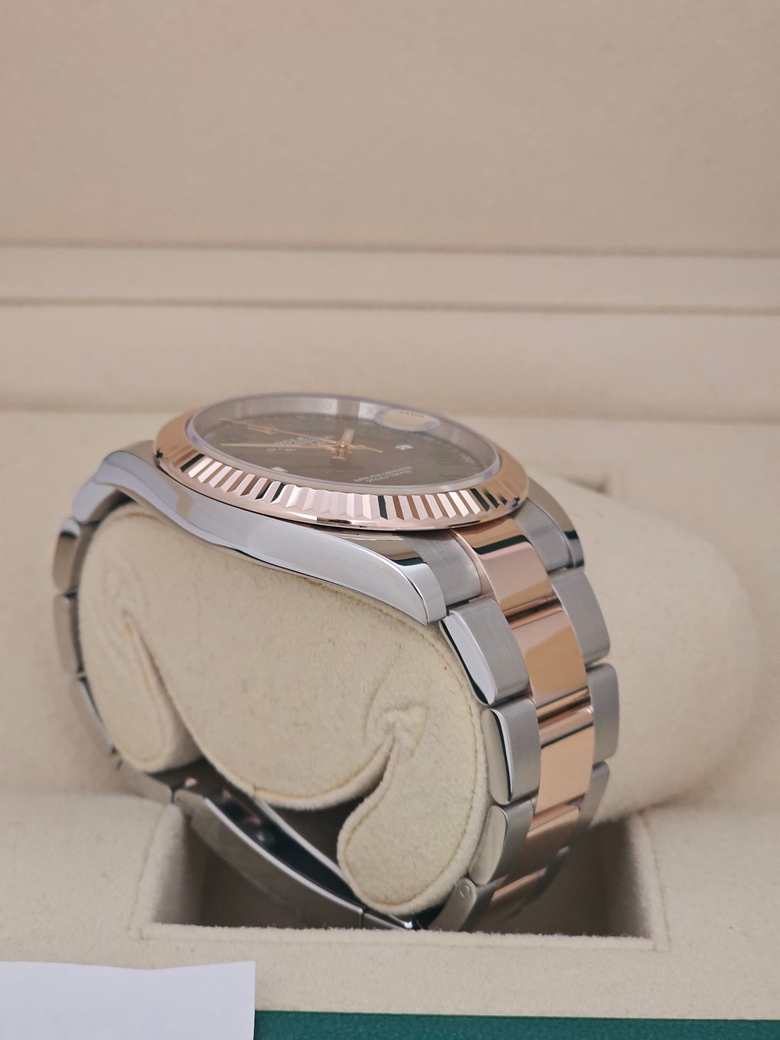 Rolex Datejust 41mm Watch, Ref 126331 Wimbledon, Steel &amp; Rose Gold 2021 Full Set