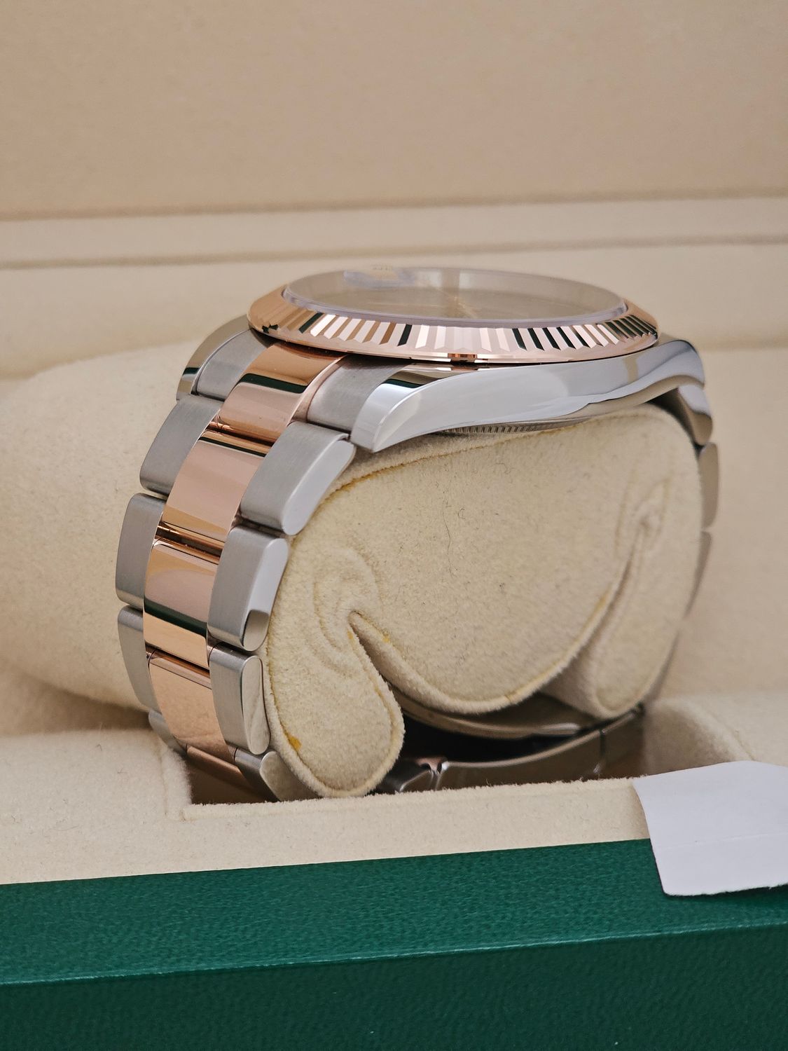 Rolex Datejust 41mm Watch, Ref 126331 Wimbledon, Steel &amp; Rose Gold 2021 Full Set