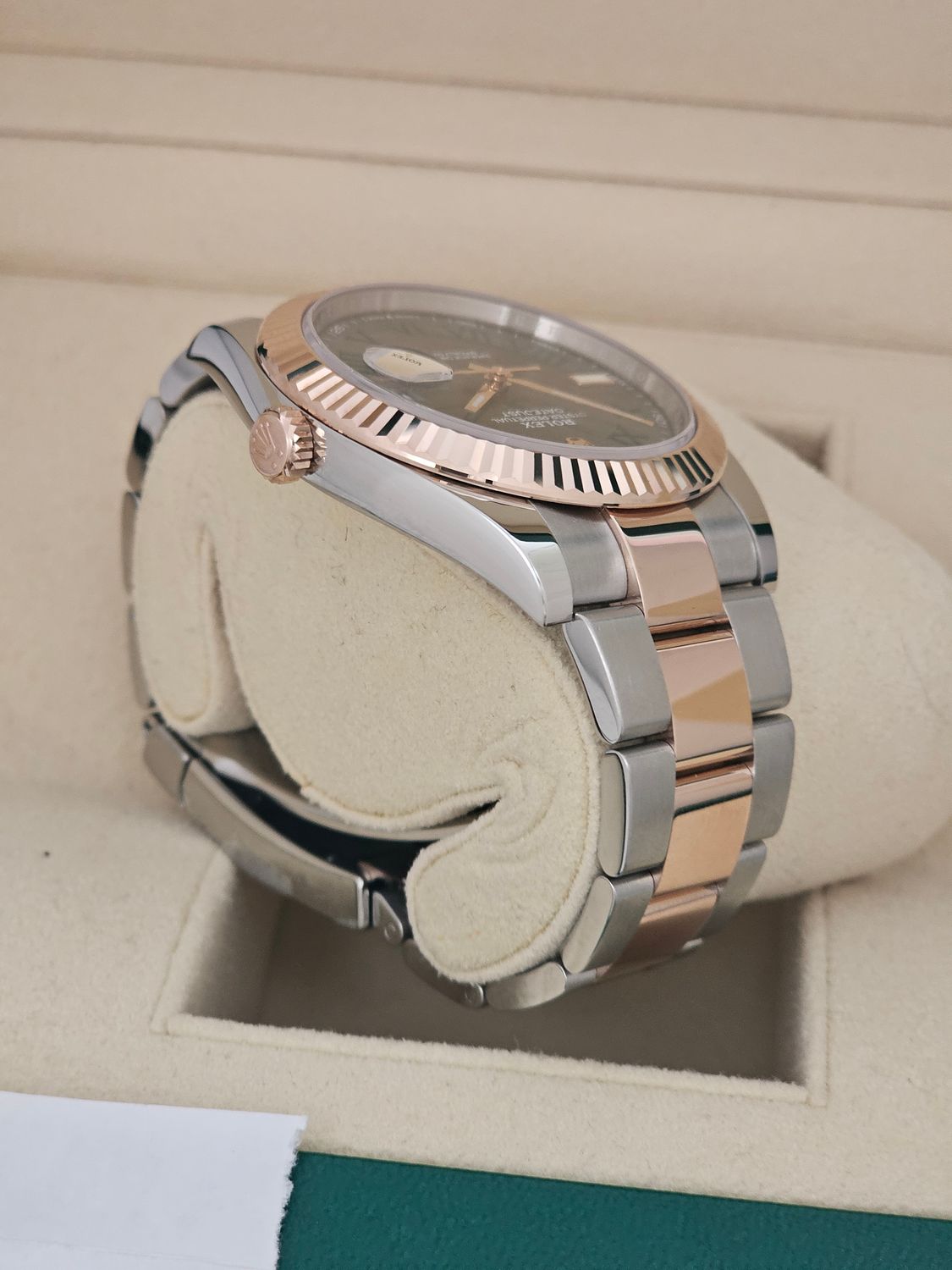 Rolex Datejust 41mm Watch, Ref 126331 Wimbledon, Steel &amp; Rose Gold 2021 Full Set