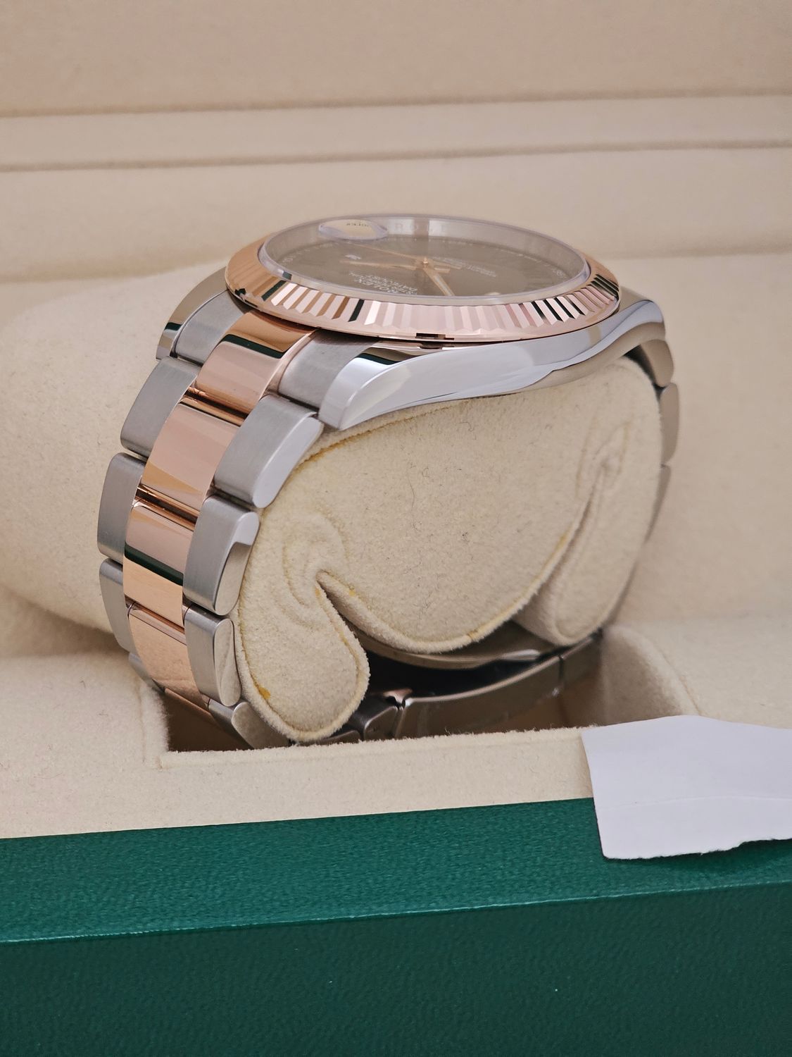 Rolex Datejust 41mm Watch, Ref 126331 Wimbledon, Steel &amp; Rose Gold 2021 Full Set