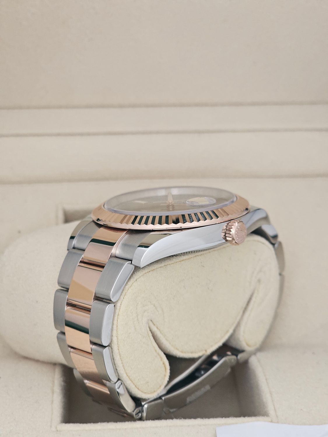 Rolex Datejust 41mm Watch, Ref 126331 Wimbledon, Steel &amp; Rose Gold 2021 Full Set