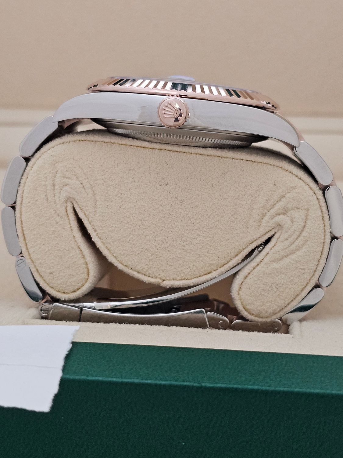 Rolex Datejust 41mm Watch, Ref 126331 Wimbledon, Steel &amp; Rose Gold 2021 Full Set