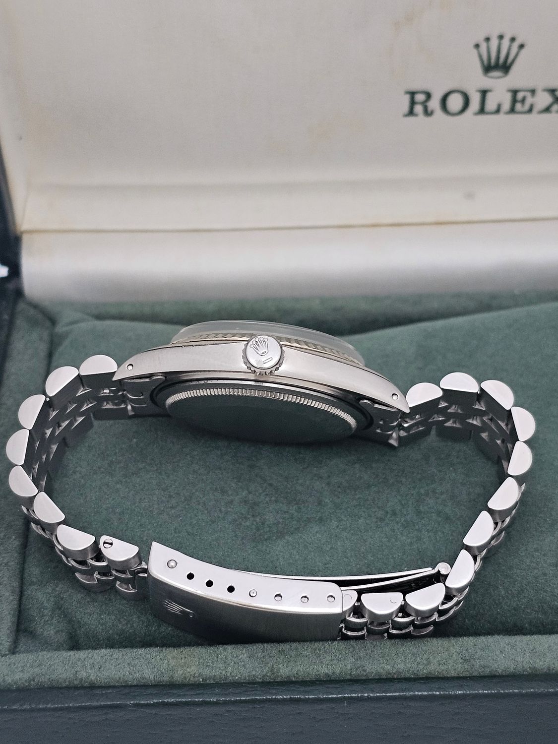 Rolex Datejust Silver Dial Watch - Ref 16014 in Excellent Unpolished Condition
