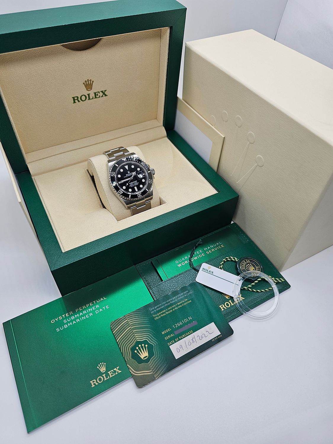 Rolex Submariner Black Watch 41mm - Ref 126610LN 2022 Full Set