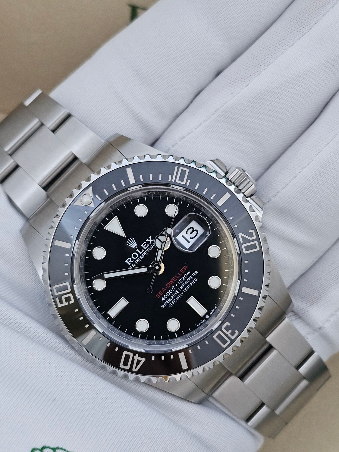 Rolex Sea-Dweller Watch 126600, Red 50th Anniversary - Full Set 2022 New/Unworn