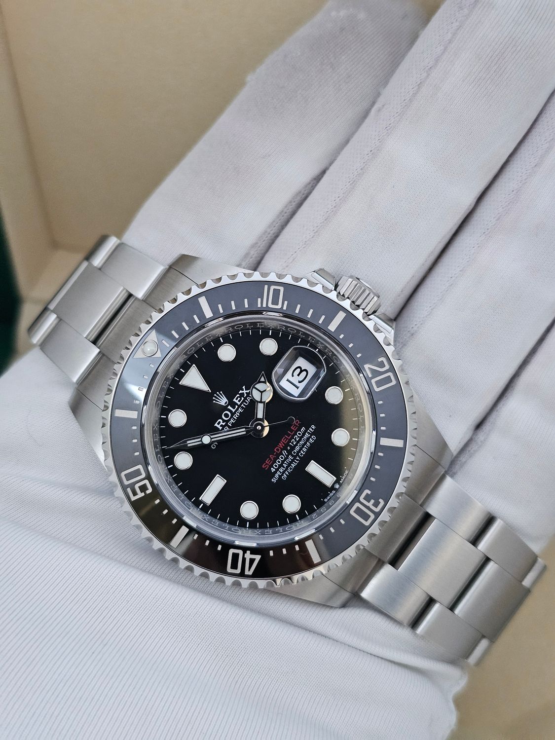 Rolex Sea-Dweller Watch 126600, Red 50th Anniversary - Full Set 2022 New/Unworn