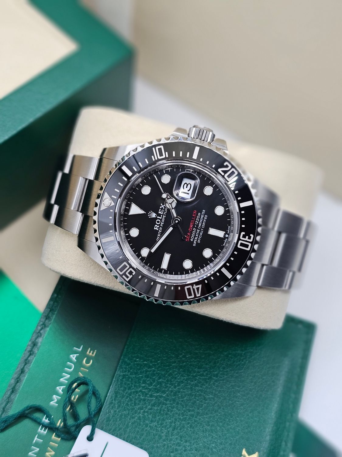 Rolex Sea-Dweller Watch 126600, Red 50th Anniversary - Full Set 2022 New/Unworn