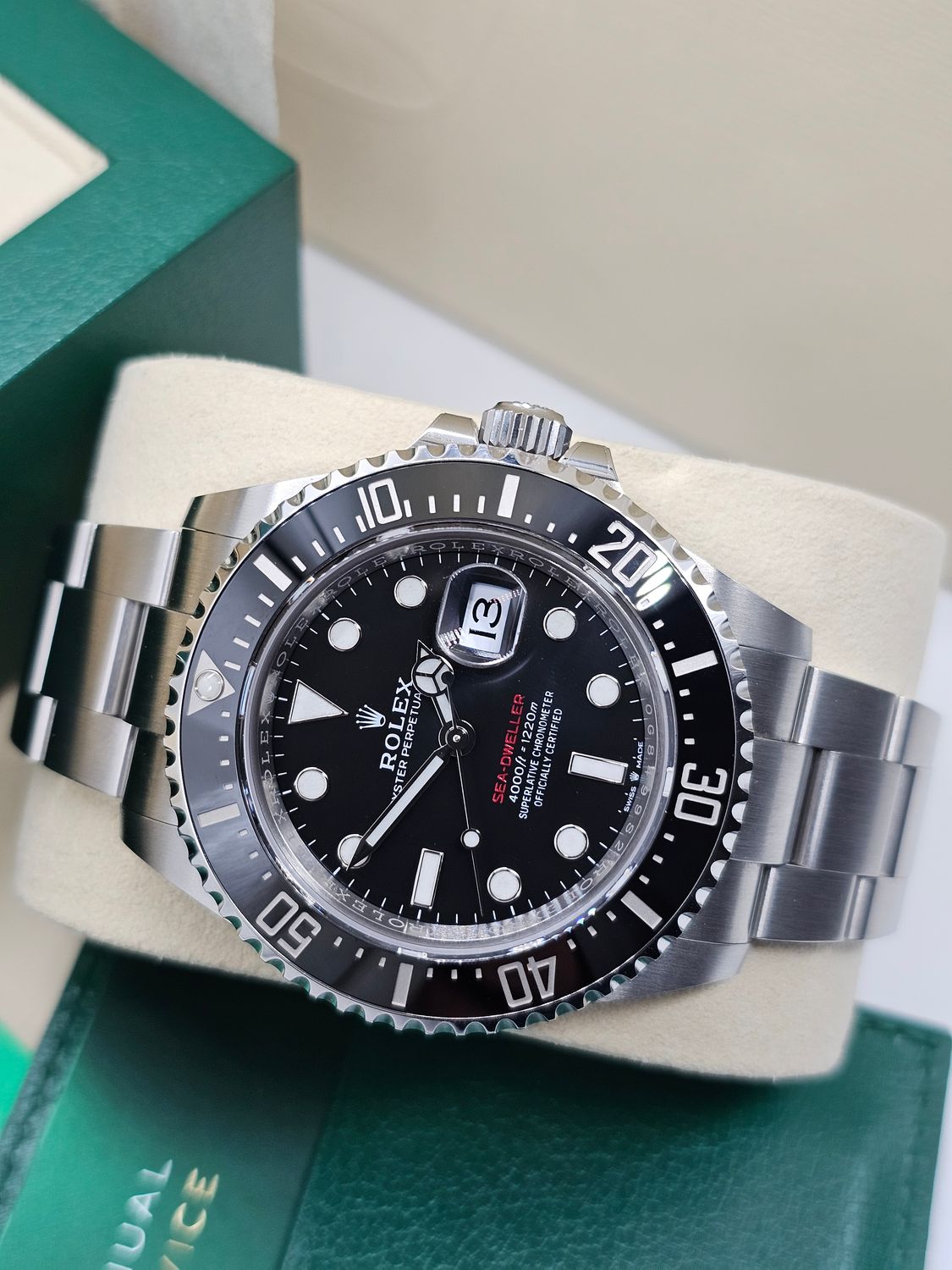 Rolex Sea-Dweller Watch 126600, Red 50th Anniversary - Full Set 2022 New/Unworn