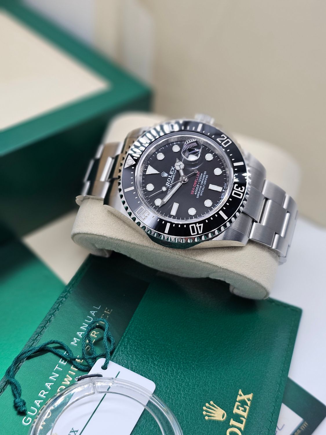 Rolex Sea-Dweller Watch 126600, Red 50th Anniversary - Full Set 2022 New/Unworn
