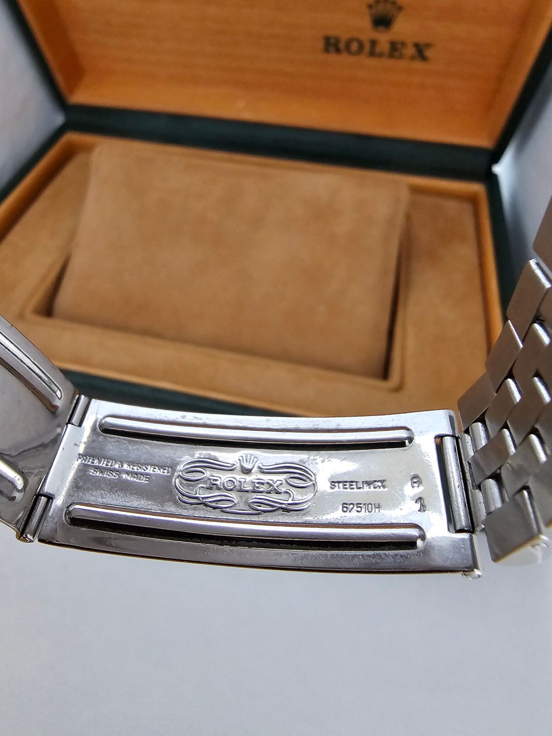 Rolex Datejust Rare Buckley White Dial Watch, Ref 16014 Excellent Condition