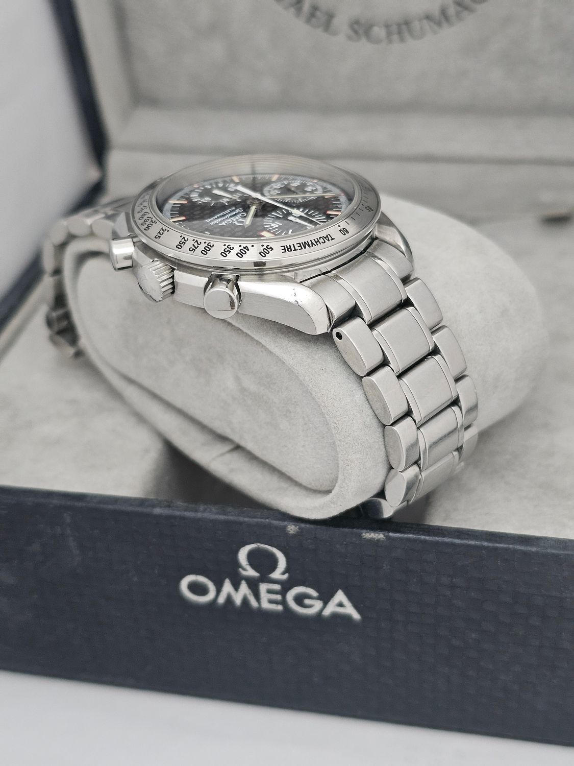 OMEGA Speedmaster Racing Carbon Dial Watch, 3519.50 Michael Schumacher L.Edition