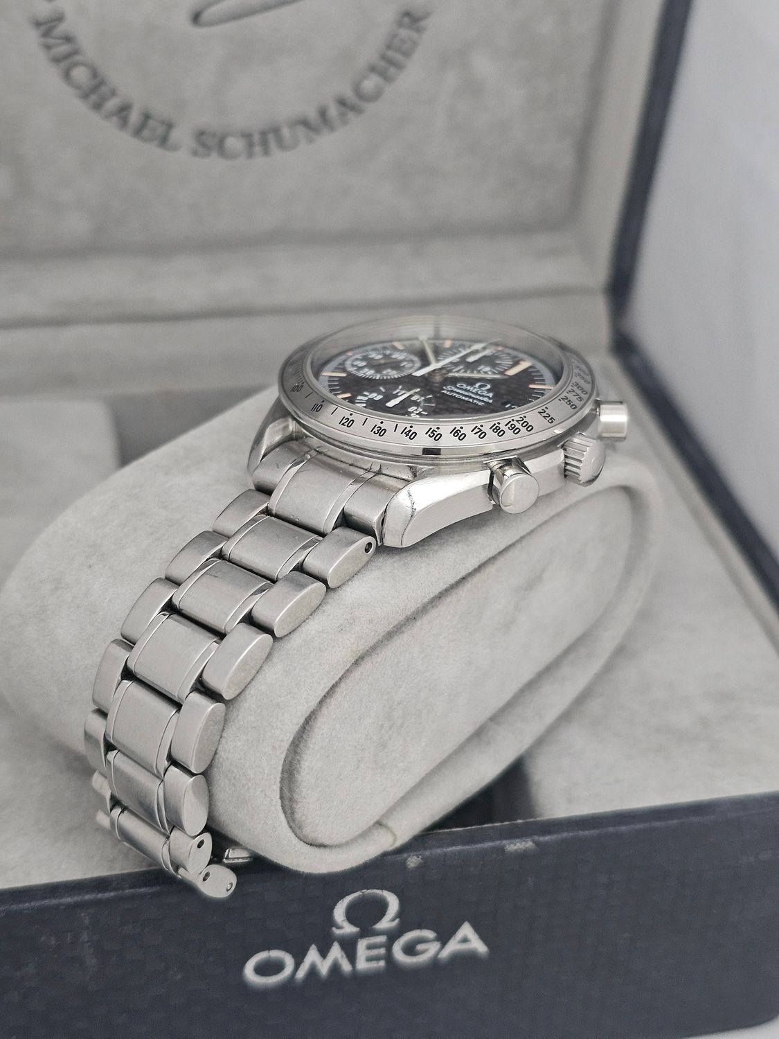 OMEGA Speedmaster Racing Carbon Dial Watch, 3519.50 Michael Schumacher L.Edition