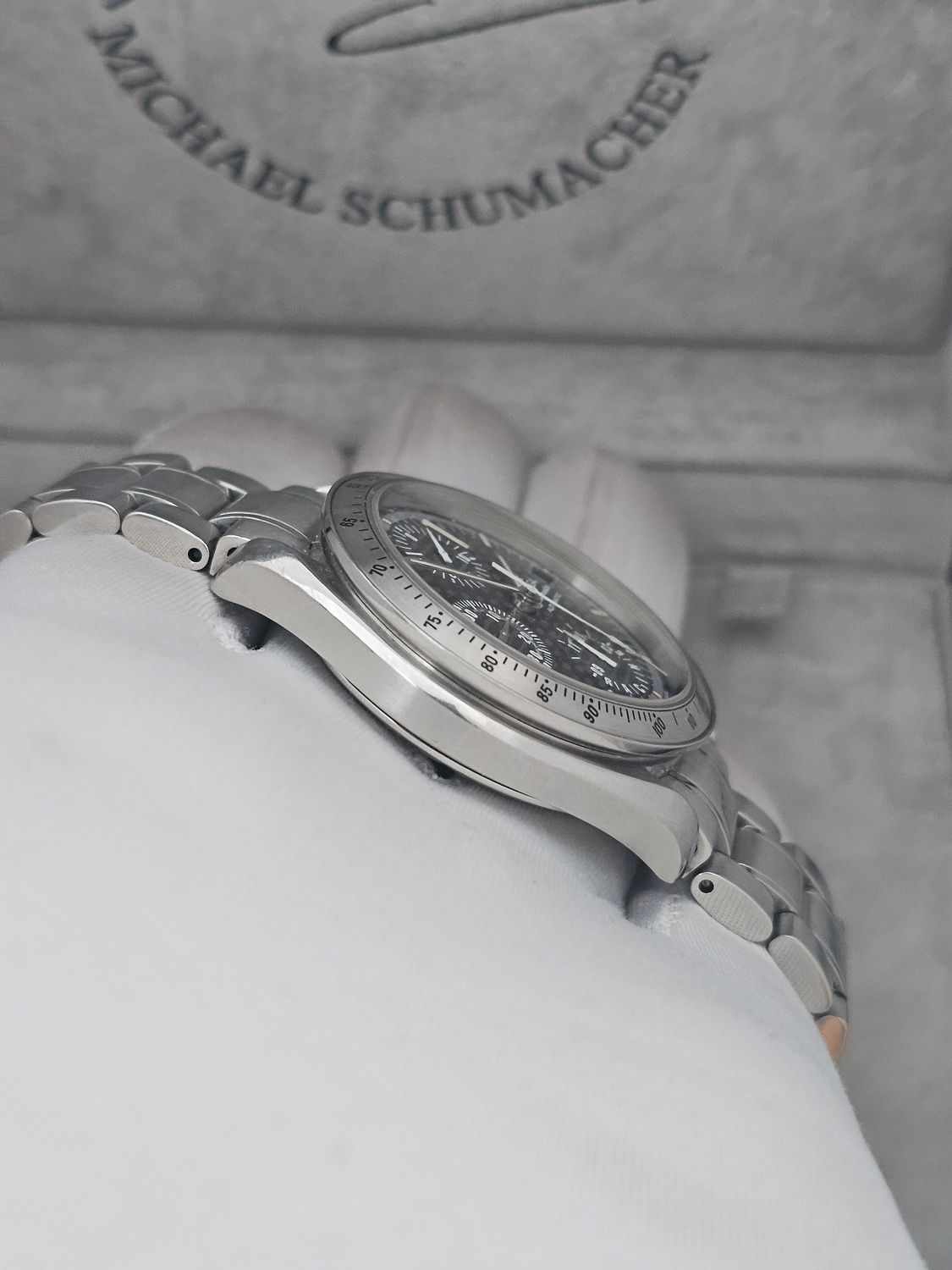 OMEGA Speedmaster Racing Carbon Dial Watch, 3519.50 Michael Schumacher L.Edition